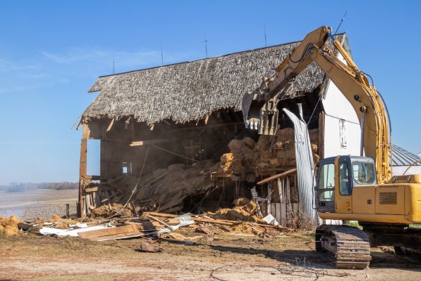Barn Demolition in Idaho Falls